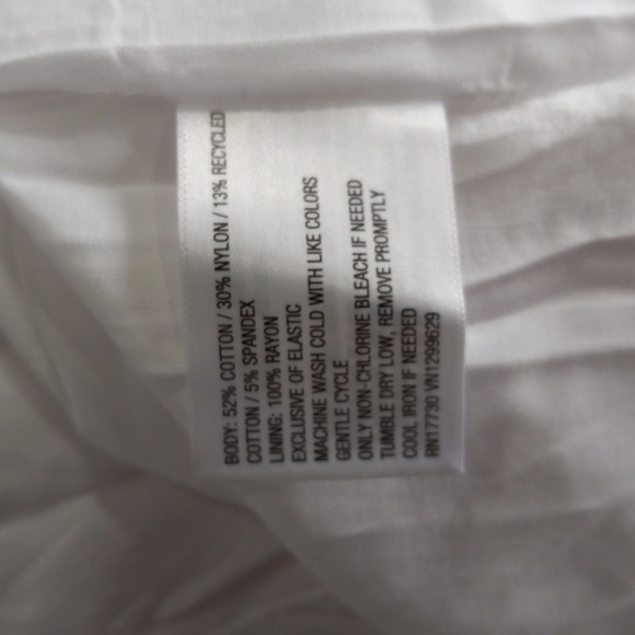 Wild Fable Elegant White Strapless Dress Ruched Flared Pleated Skirt Plus Size - Picture 9 of 12